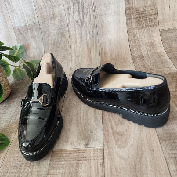 Paul Green Nandi Patent Leather Horsebit Loafers NWT Size US 6.5 - Picture 5 of 16